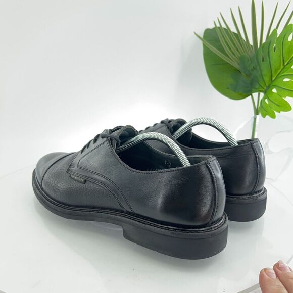 Mephisto France Men's Melchior Oxford Size 11 Cap Toe Black Aniline Leather - Picture 6 of 12